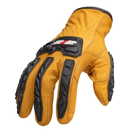 212 Performance Cut Resistant Impact Driver Gloves, Buffalo Leather, Adjustable Elastic, Reinforced Thumb, 2XL 1 PR IMPLDC5-90-012